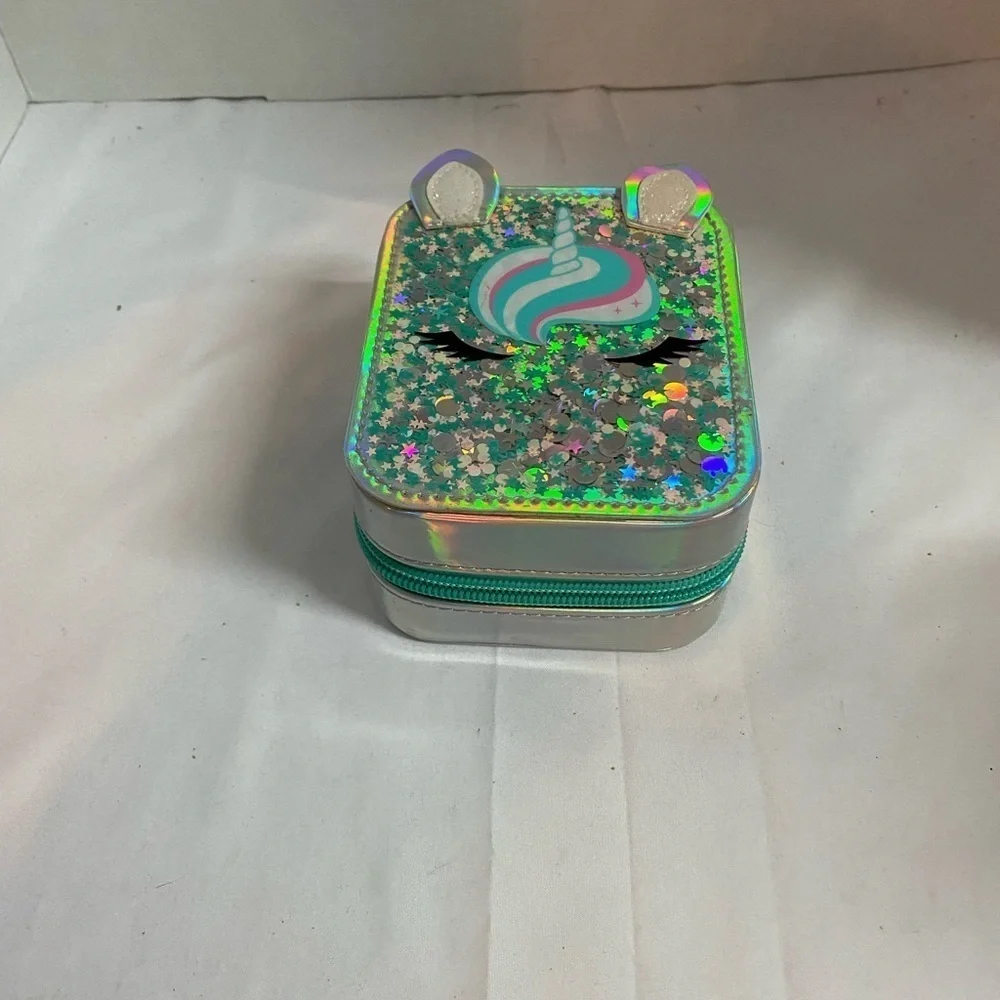Justice Unicorn Jewelry zipper box (FH)